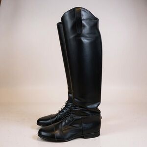 Classic Black Tall Riding Boots - Women's Equestrian Style
